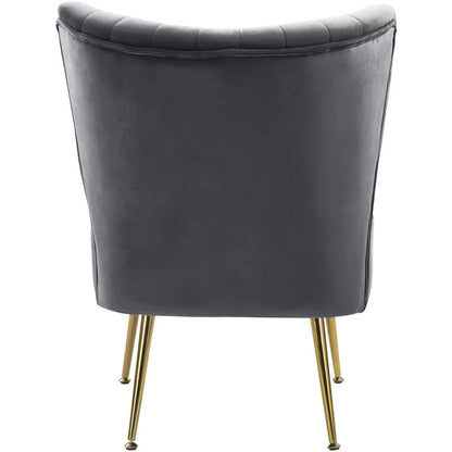 Wing Chair: Ritaro 22.5'' Wide Velvet Wingback Chair