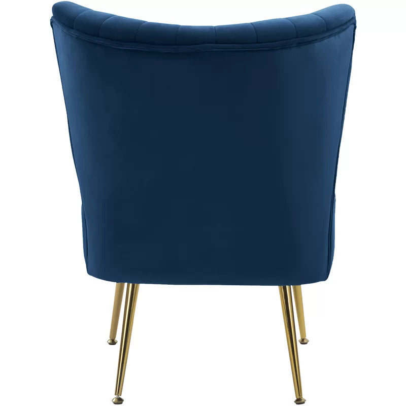 Wing Chair: Ritaro 22.5'' Wide Velvet Wingback Chair