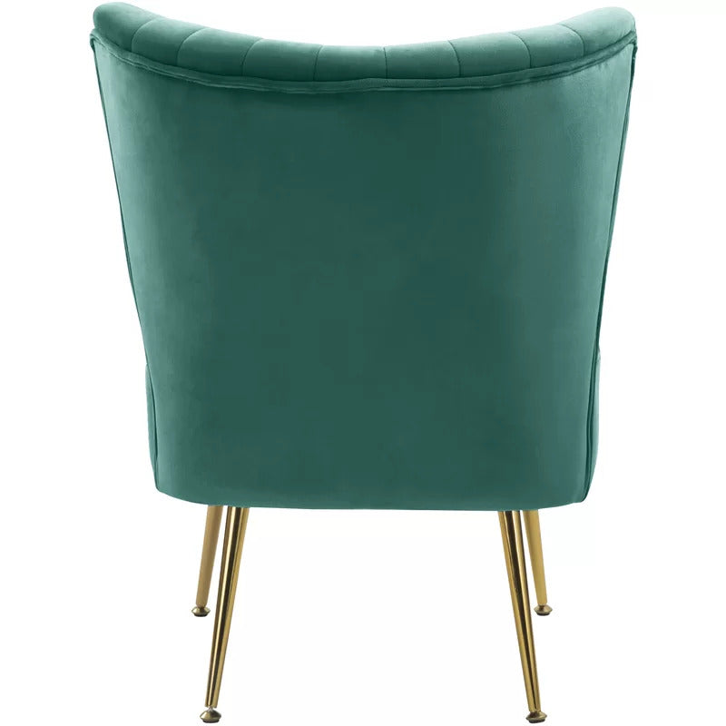 Wing Chair: Ritaro 22.5'' Wide Velvet Wingback Chair