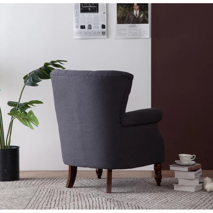 Wing Chair: Turgan 29'' Wide Velvet Wingback Chair