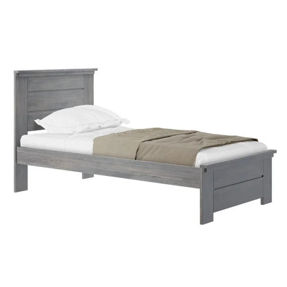 Wooden Bed: Evoque Solid Wood Platform Bed