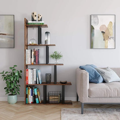 Display Unit: Wooden Book Rack