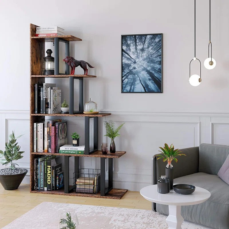 Display Unit: Wooden Book Rack