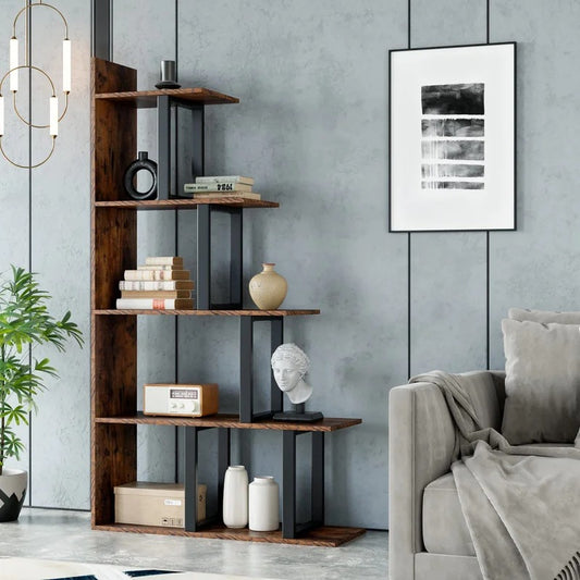 Display Unit: Wooden Book Rack