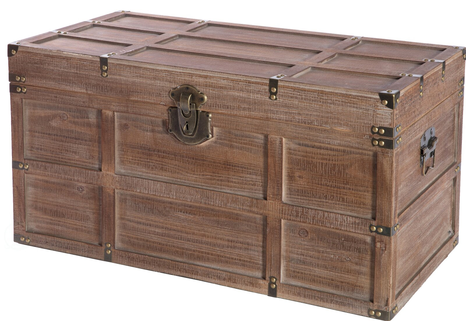 Wooden Box : 2 Piece Blanket Storage Box