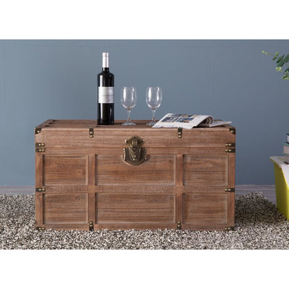 Wooden Box : 2 Piece Blanket Storage Box