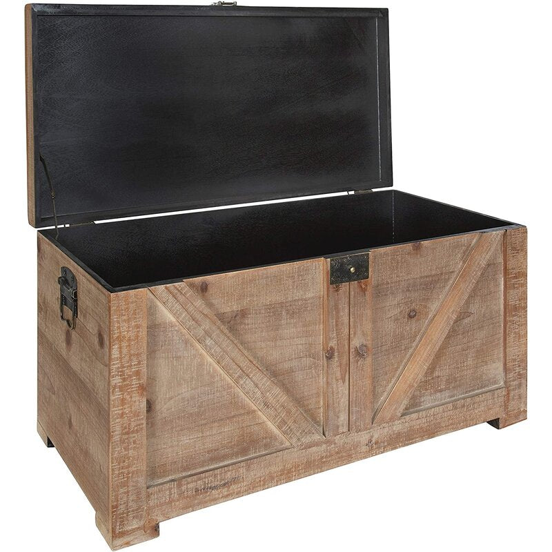 Wooden Box : Blanket Storage Box