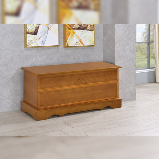 Wooden Box : Cabin style Brown Storage Box