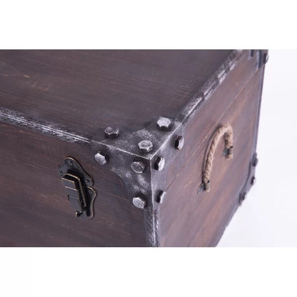 Wooden Box : Classic Wooden Box With Storage