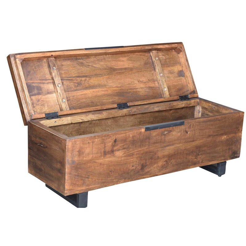 Wooden Box : Functional Storage Trunk