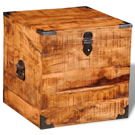 Wooden Box : Solid Wood Storage Box & Coffee Table