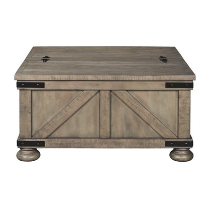 Wooden Box : Top Coffee Table with Storage Box