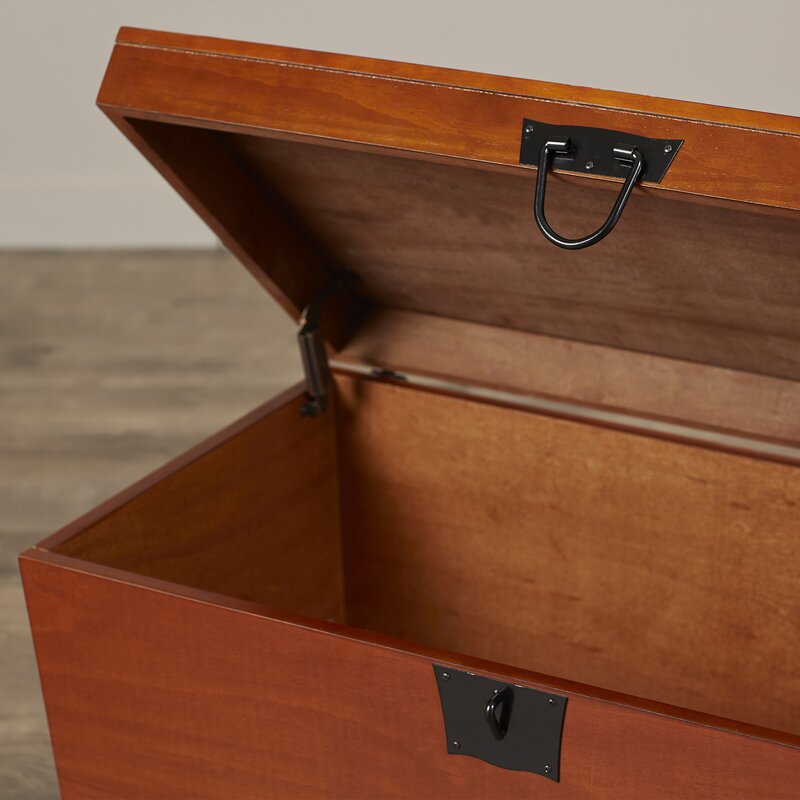 Wooden Box :  Top Coffee Table with Storage Wooden Box