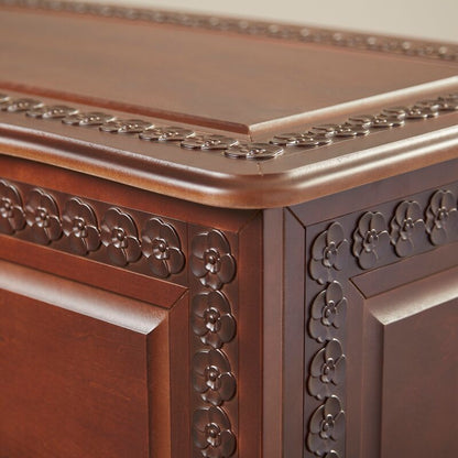 Wooden Box : Traditional Style Cherry Storage Box