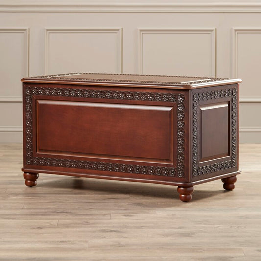 Wooden Box : Traditional Style Cherry Storage Box