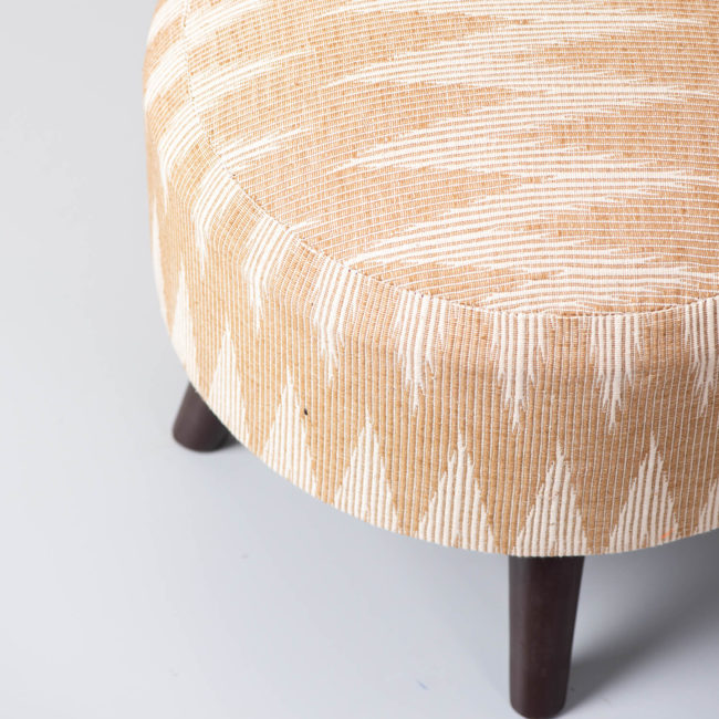 Wooden Ottomans: Cream & Beige Ottoman