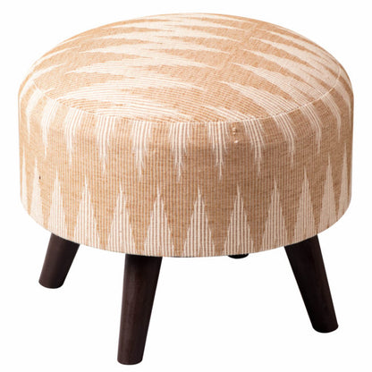 Wooden Ottomans: Cream & Beige Ottoman