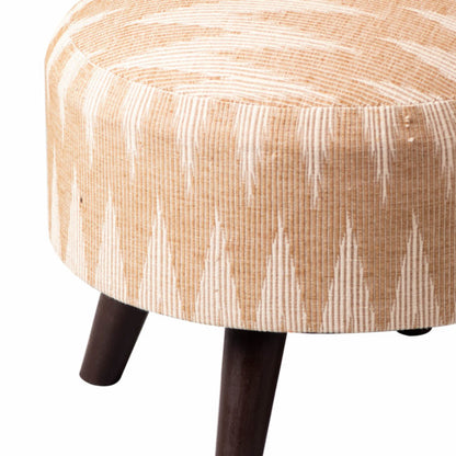 Wooden Ottomans: Cream & Beige Ottoman