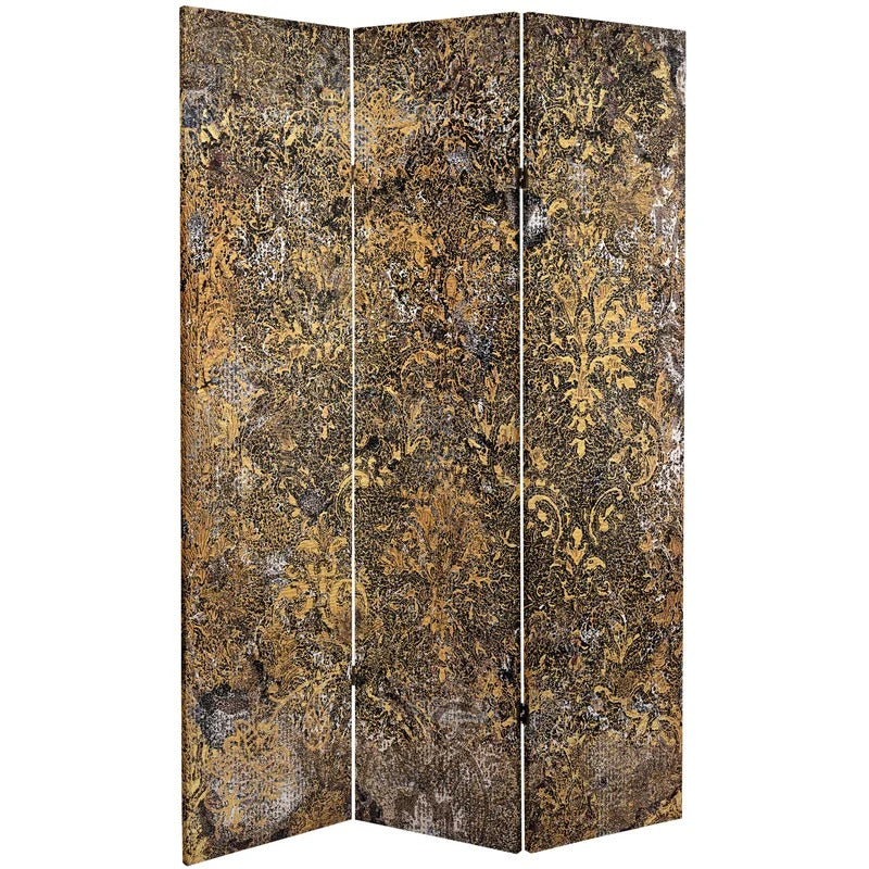Wooden Partition 47.25'' W x 70.75'' H 3 - Panel