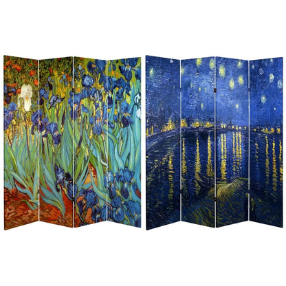 Wooden Partition 63'' W x 70.88'' H 4 - Panel Folding Wooden Partition