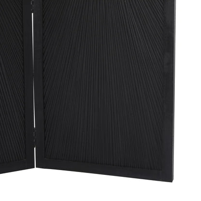 Wooden Partition 70'' H 3 - Panel Folding Wooden Partition