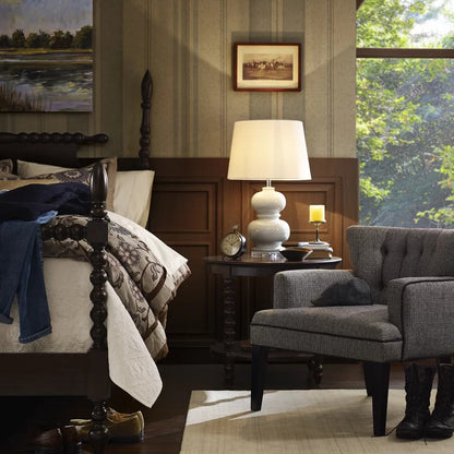 Poster Bed: Wooden Poster Bed