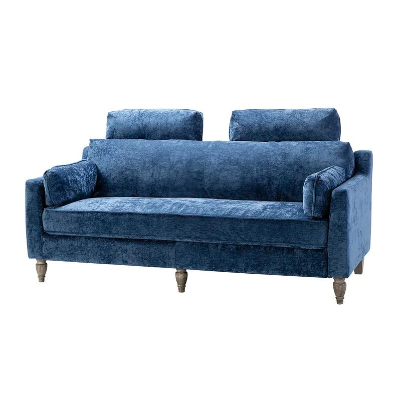 Wooden Sofa: Lexan Wooden 75'' Square Arm Sofa