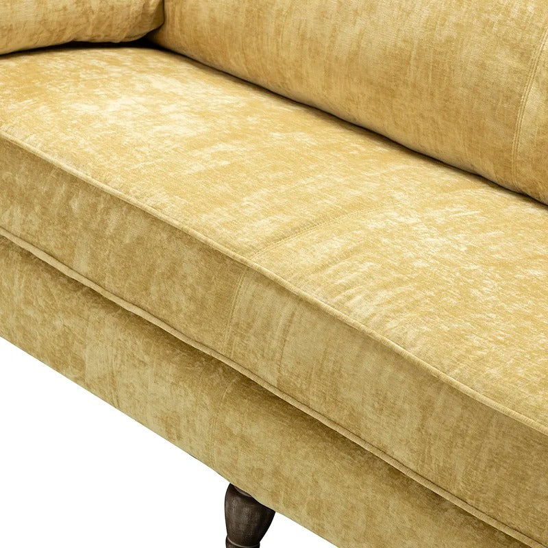 Wooden Sofa: Lexan Wooden 75'' Square Arm Sofa