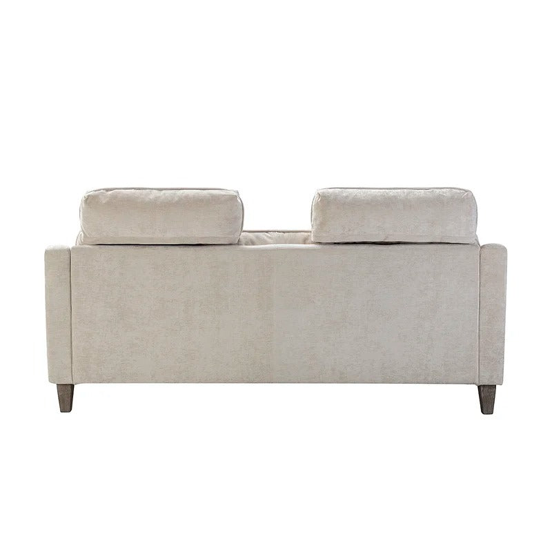 Wooden Sofa: Lexan Wooden 75'' Square Arm Sofa