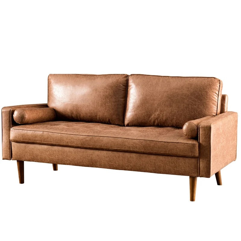 Wooden Sofa: Ratiro 69.68" Square Arm Sofa