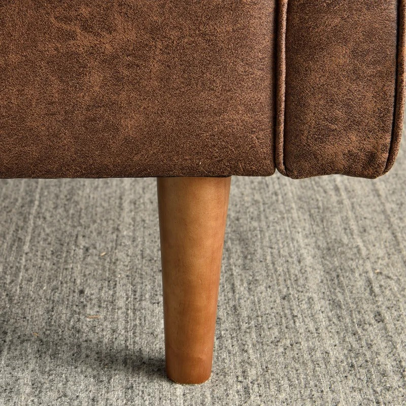 Wooden Sofa: Ratiro 69.68" Square Arm Sofa