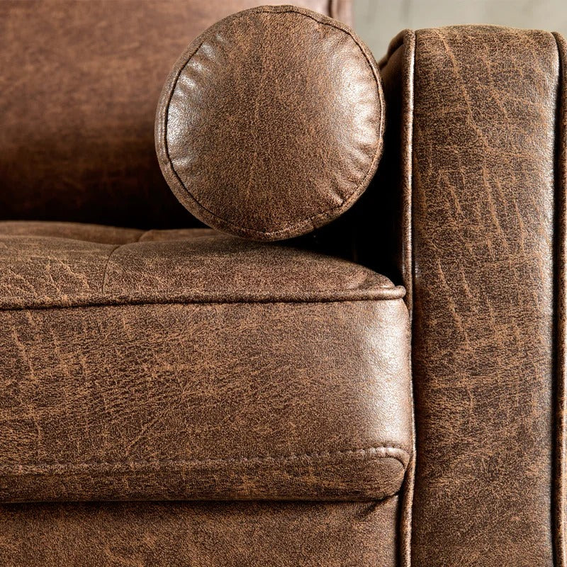 Wooden Sofa: Ratiro 69.68" Square Arm Sofa