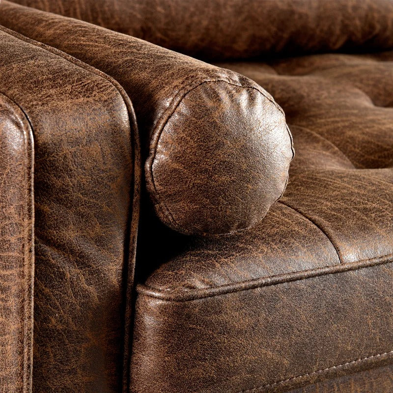 Wooden Sofa: Ratiro 69.68" Square Arm Sofa