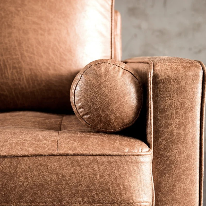 Wooden Sofa: Ratiro 69.68" Square Arm Sofa