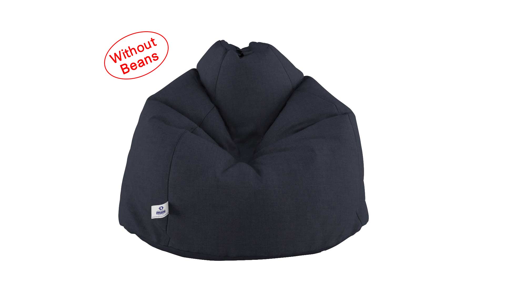 Bean Bag Cover:- XL DENIM BEAN BAG-DARK BLUE - WASHABLE (COVER)