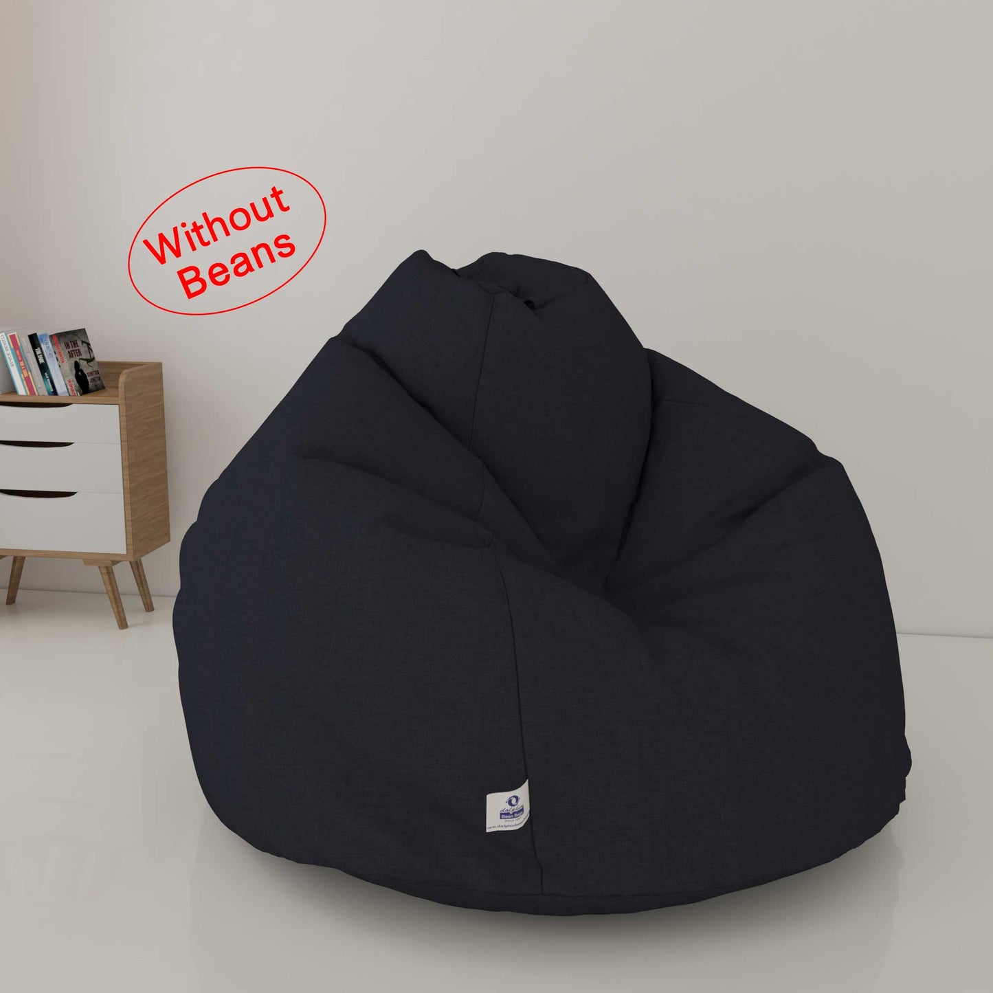 Bean Bag Cover:- XL DENIM BEAN BAG- WASHABLE (COVER)