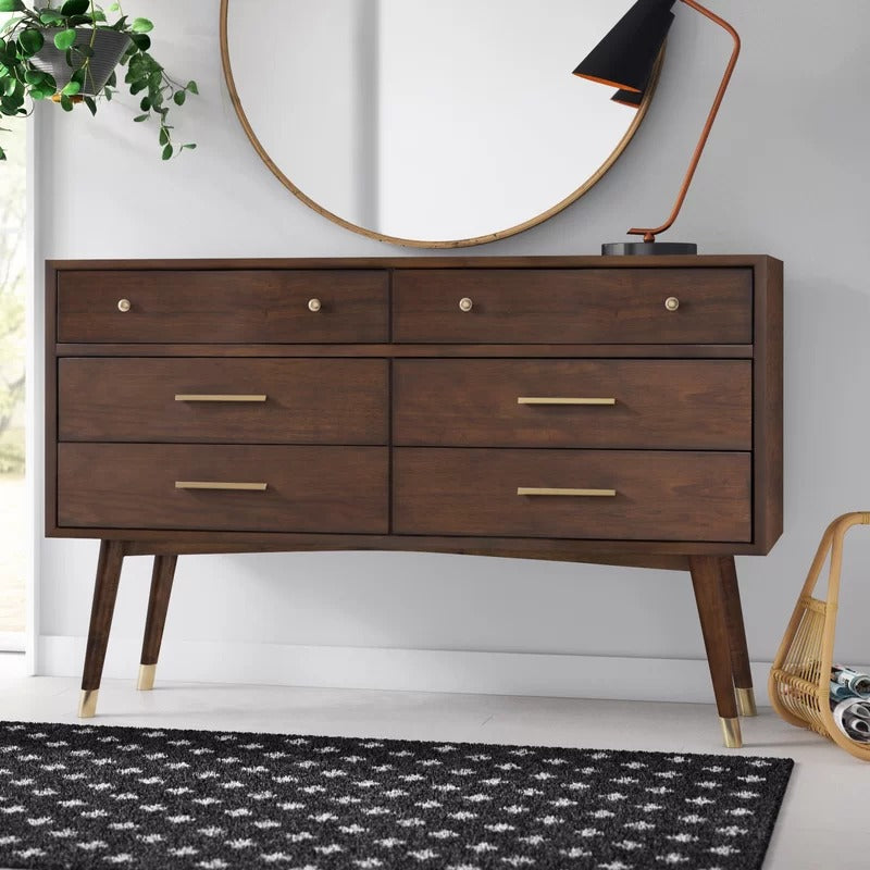 kids chest of drawers : Bridgeview 6 Drawer 56'' W Dresser