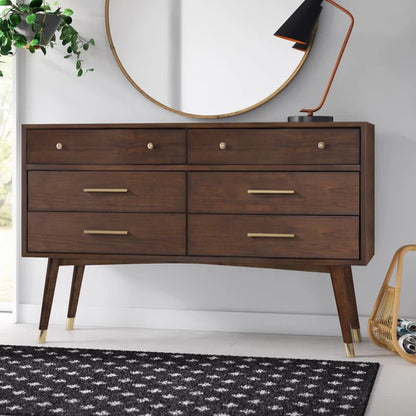 kids chest of drawers : Bridgeview 6 Drawer 56'' W Dresser