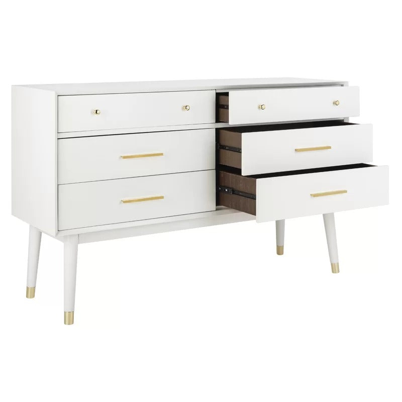 kids chest of drawers : Bridgeview 6 Drawer 56'' W Dresser