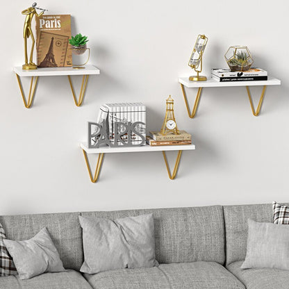 kitchen Shelves : 3 Piece Floating Shelf (Set of 3)