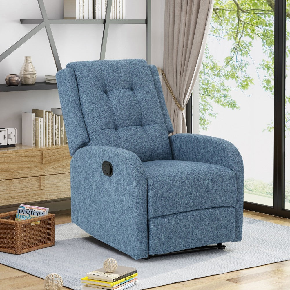 1 Seater Sofa Set: Adrano  Upholstered Fabric Recliner